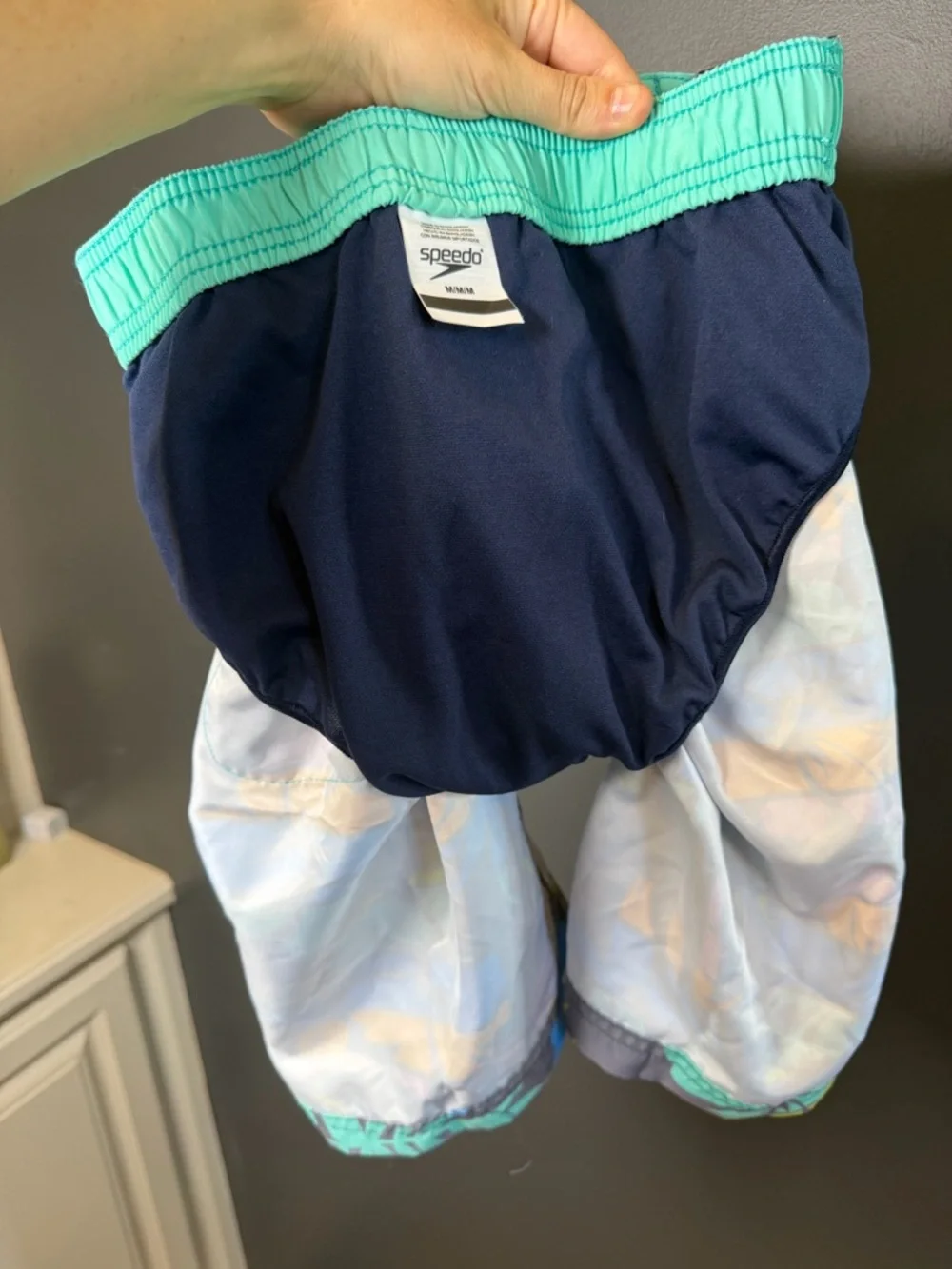 Speedo Swim Trunks | Size Boys Med 10/12 Tropical Floral UPF 50+ Swim Shorts NWT